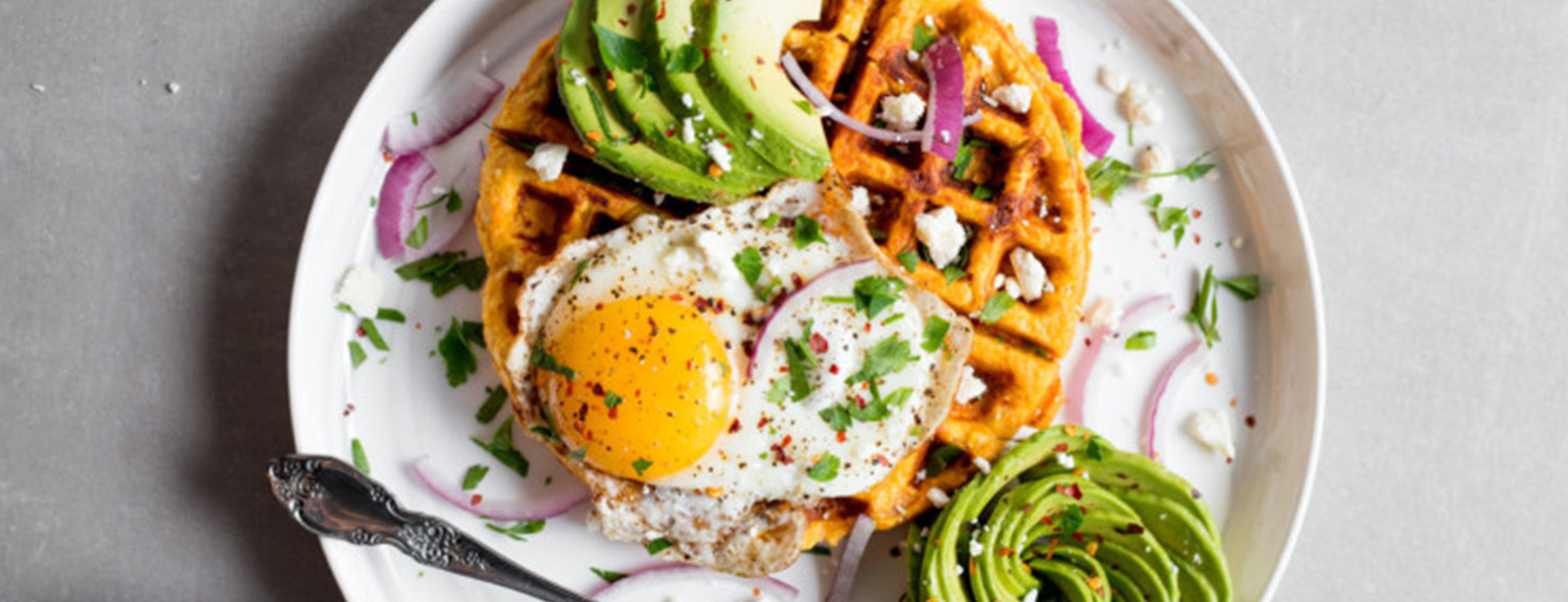 sweet potato waffles