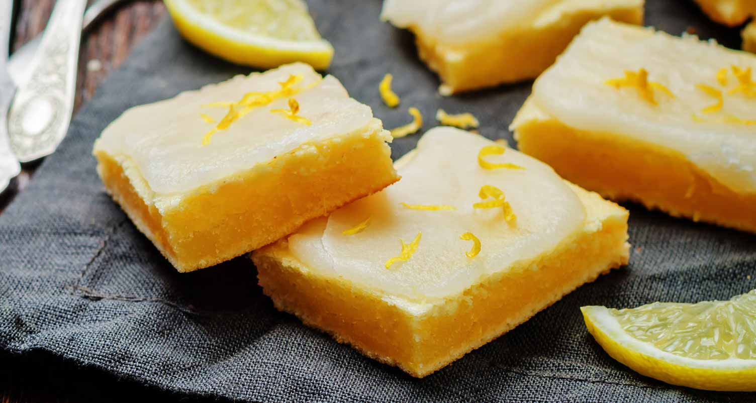 no bake keto coconut lemon bars