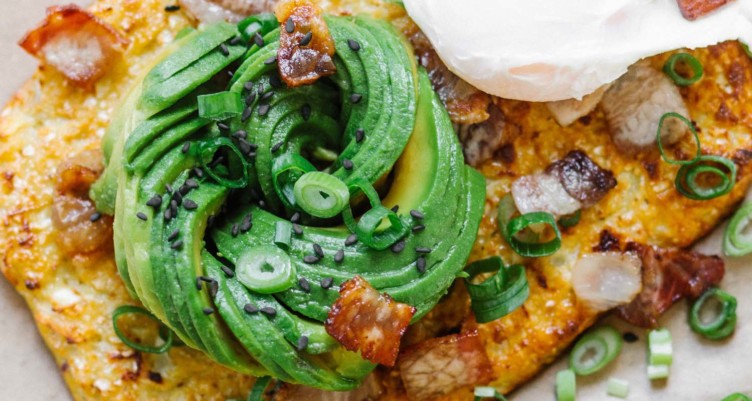 keto dish with avocado