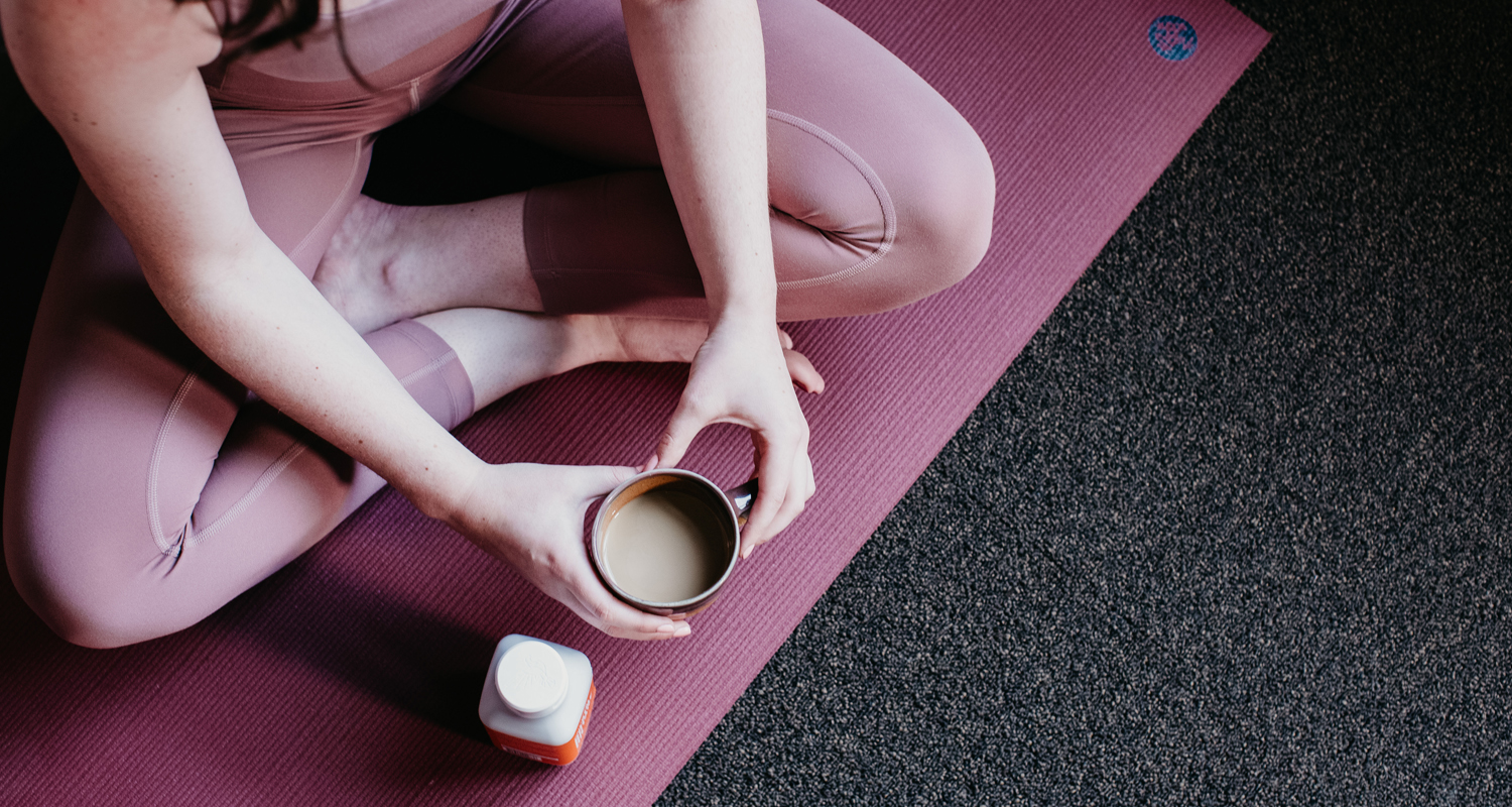 yogi drinking bulletproof coffee