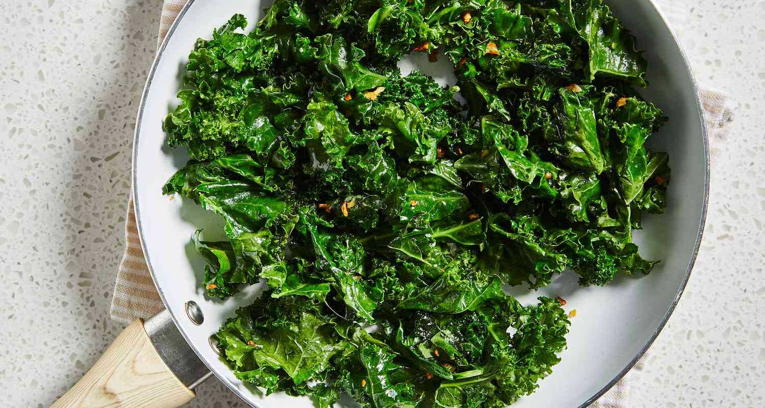 cooked kale