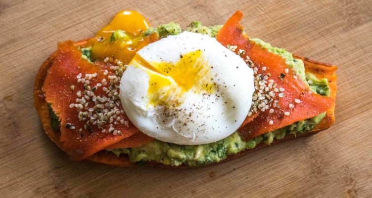 Sweet Potato Salmon Avocado Toast